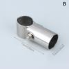 Соединитель трубы из нержавеющей стали 25 мм, фиксированные детали, соединение стержня стойки для проветривания посадки