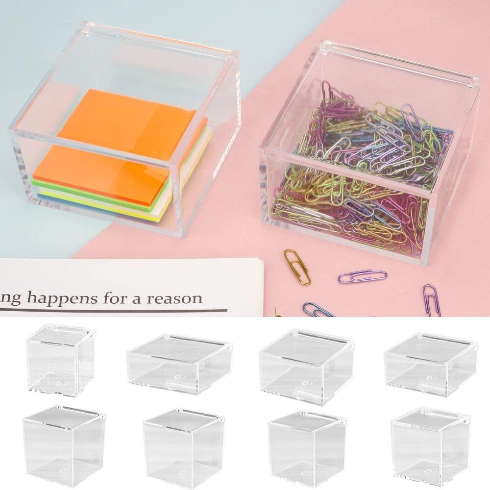 Пластиковая коробка с откидной крышкой, разных размеров, для демонстрации аниме-моделей, прочная пылезащитная крышка, для дома