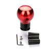 5-speed Manual Shift Lever Handle Modeling Head Chrome Black Aluminum Alloy