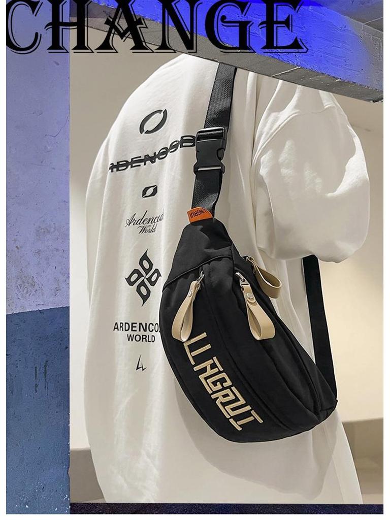 Модная поясная сумка унисекс – Большая вместимость, Легкая, Повседневная спортивная сумка через плечо/кроссбоди