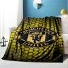 Manchester United F.C Pattern Blanket for Home Decoration, Bed, Sofa, Car Travel, Camping, Suitable for All Seasons, Birthday Christmas Gift