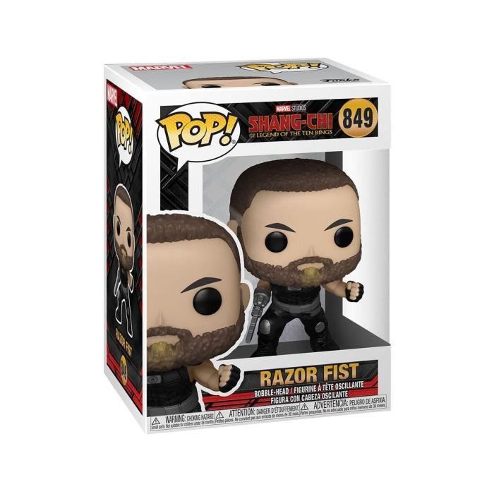Figurine POP! Razor Fist 9 cm - FUNKO - Shang-Chi and the Legend of the Ten Rings - Marvel - Mixte - Intérieur