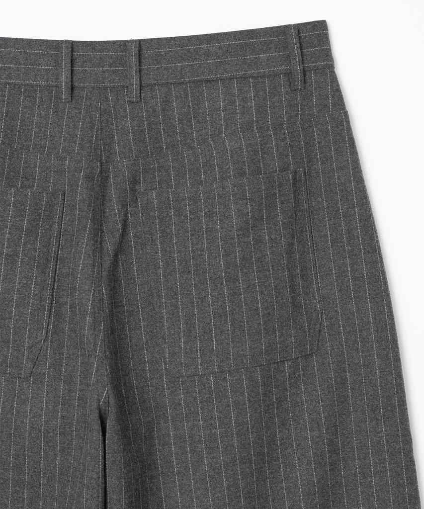 MILLO ARCHIVE Reflect Stripe Wool Pants [Charcoal]