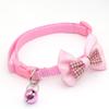 Cute Cat Collar With Bell Pet Collar Pendant Adjustable Bow Tie Beautiful Collar Christmas Pets Gift Pet Accessories