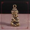 Mini Sakyamuni Buddha Pendant Miniature Mini Buddha Figurine Retro Brass Buddha Ornaments Bonsai