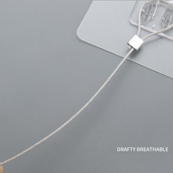 Автоматический дверной доводчик со стальной проволокой, регулируемый, без перфорации, самоклеящийся, настенный, для ванной комнаты