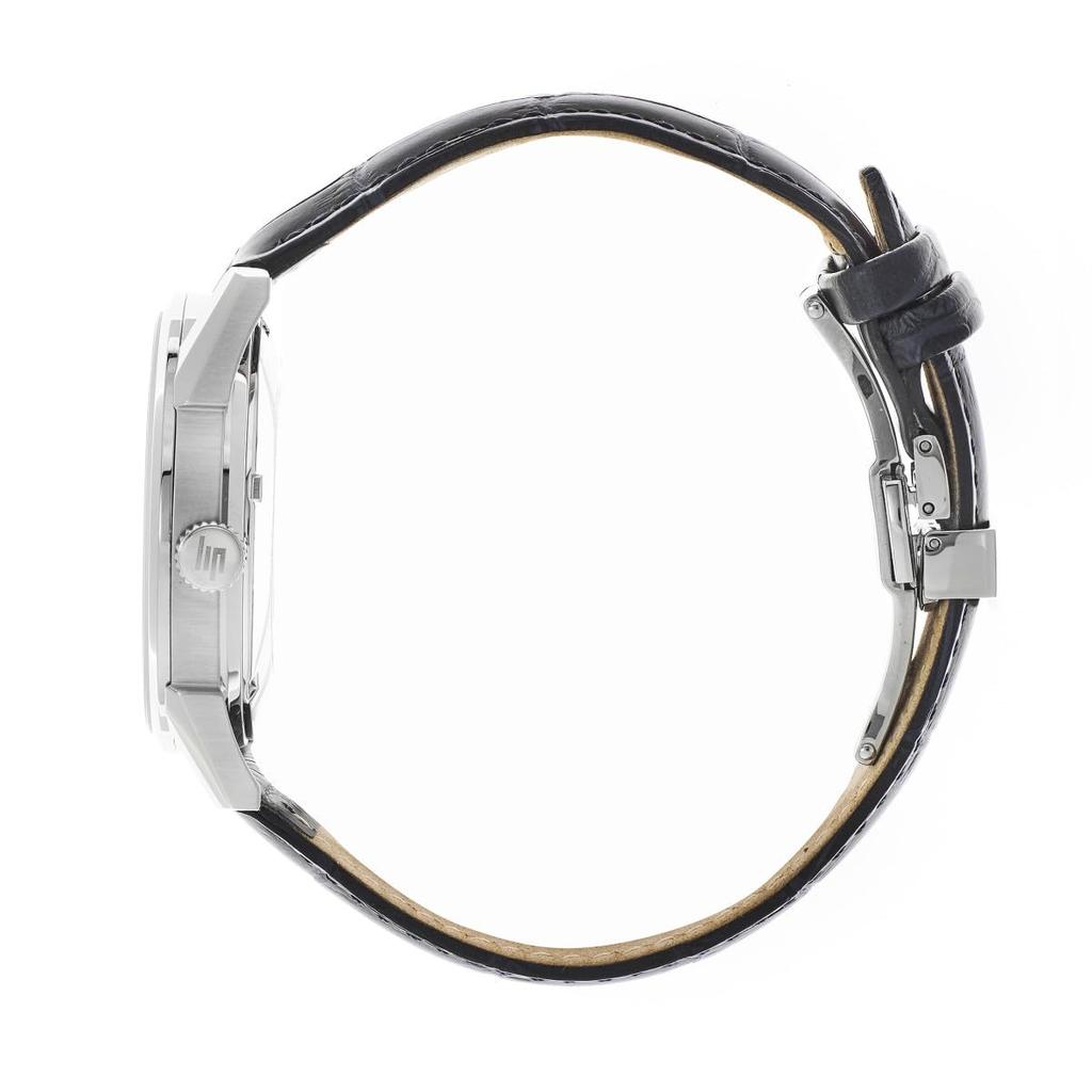 Авторизованный дилер Lip Watch lip671554 Himalaya 40MM Скелетон Автоматические Серебристый Темно-синий Кожаный Водонепроницаемые [LIP] Мужские