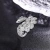 2025Hot Sale Exquisite and Elegant Kingfisher and Peacock Open Ring European and American trendy animal bird ring