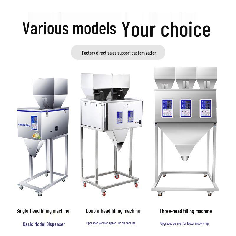 Zhouda Granular Rice & Powder Filling Machine 30-2500g, Fully Automatic Weighing & Packing System