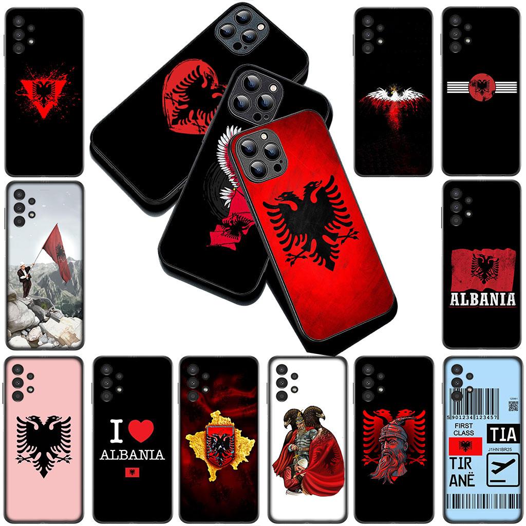 Albanians Red Albania Flag Phone Cover for Motorola Moto Edge 70 60 Fusion NEO Pro G Stylus G56 G96 G04 G05 20 Soft Case