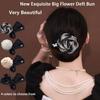 Flexible Hair Bun Maker Cloth Twist Hairstyle Bun Hair Accessories Flower Hair Clip  Women Girls