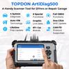 Topdon Автомобильный диагностический инструмент 4 системы OBD2 Диагностический сканер Двигатель ABS SRS Подушка безопасности Автоматический инструмент сканирования Считыватель кодов ArtiDiag500