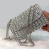 Гламурные кошельки для женщин, роскошные дизайнерские сумки, сумка через плечо с бриллиантами, женская вечерняя сумка, портативная сумка-мессенджер, золотая сумка