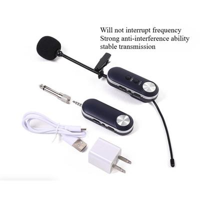Wireless Interview Collar Clip Chest Microphone Mini Headset Mobile Phone Computer Camera Recording Device