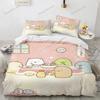 3D Аниме Каваи Мультяшный Sumikko Gurashi Комплект постельного белья Двуспальный Полуторный King Пододеяльник Одеяло Наволочка Для Мальчиков Девочек Взрослых Спальня7