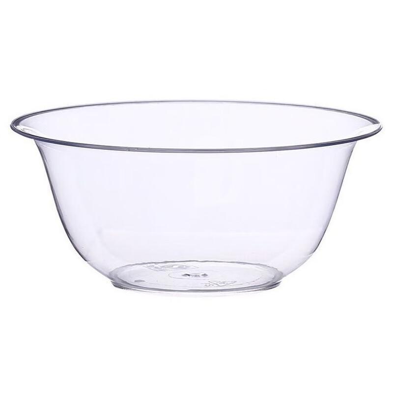Crystal-Clear Hardened Disposable Soup Bowl