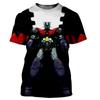 New Men's Hot Selling T-shirt Fashion Cool 3D Printing Short Sleeve T-shirt Harajuku Style T-shirt Street Clothing Chinese Summer Top