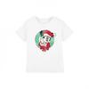 Childrens/Kids Minnie Mouse Wreath Christmas T-Shirt