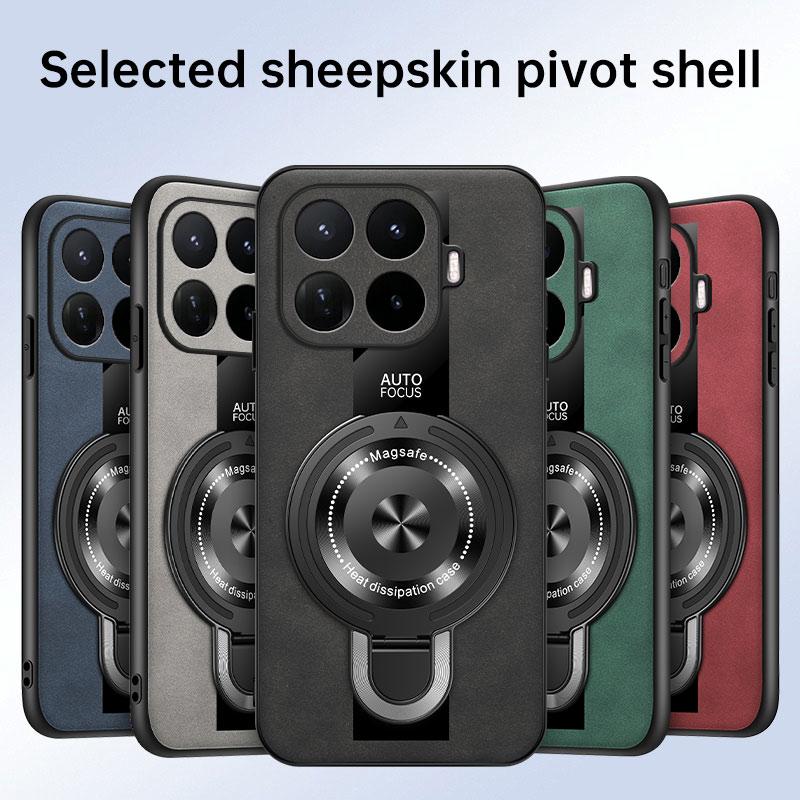 Для Xiaomi 17T/17T Pro Чехол Премиальная Кожа Овчины Пэчворк U-Щит Подставка Доступен скользкий Ударопрочная Крышка Для Xiaomi 17 T/17 T Pro