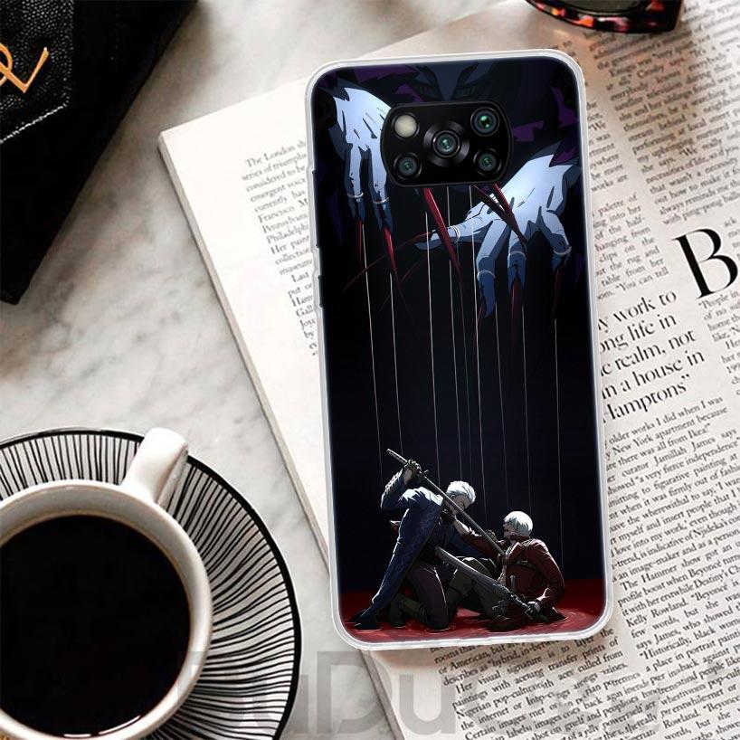 Игровой чехол D-Devil May Cry 5 для телефона Xiaomi Poco X7 X6 X5 Pro X3 Nfc F7 Ultra Чехол-накладка F6 F5 X4 F4 Gt F3 M6 M5S M4 M3 С принтом