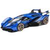 1/22 Модель спортивного автомобиля Lamborghini V12 GT из сплава, литая под давлением, металлическая, имитация, украшение, звук и свет, детская игрушечная машинка, подарки A471