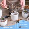 5 шт./набор Садовый набор для посадки Лопатка для посева Совок Ведро Суккуленты Рассада Инструмент для пересадки Инструмент для бонсай Устройство для внесения удобрений