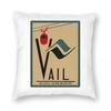 Vail Colorado Vintage Travel Decal Square Pillowcase Polyester Linen Velvet Printed Throw Pillow Case Bed Cushion Cover x