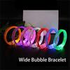 Светодиодные светящиеся браслеты Пластиковые Разноцветные для музыкальных фестивалей и вечеринок по случаю дня рождения Элегантные аксессуары для вечеринок