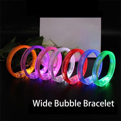 Светодиодные светящиеся браслеты Пластиковые Разноцветные для музыкальных фестивалей и вечеринок по случаю дня рождения Элегантные аксессуары для вечеринок