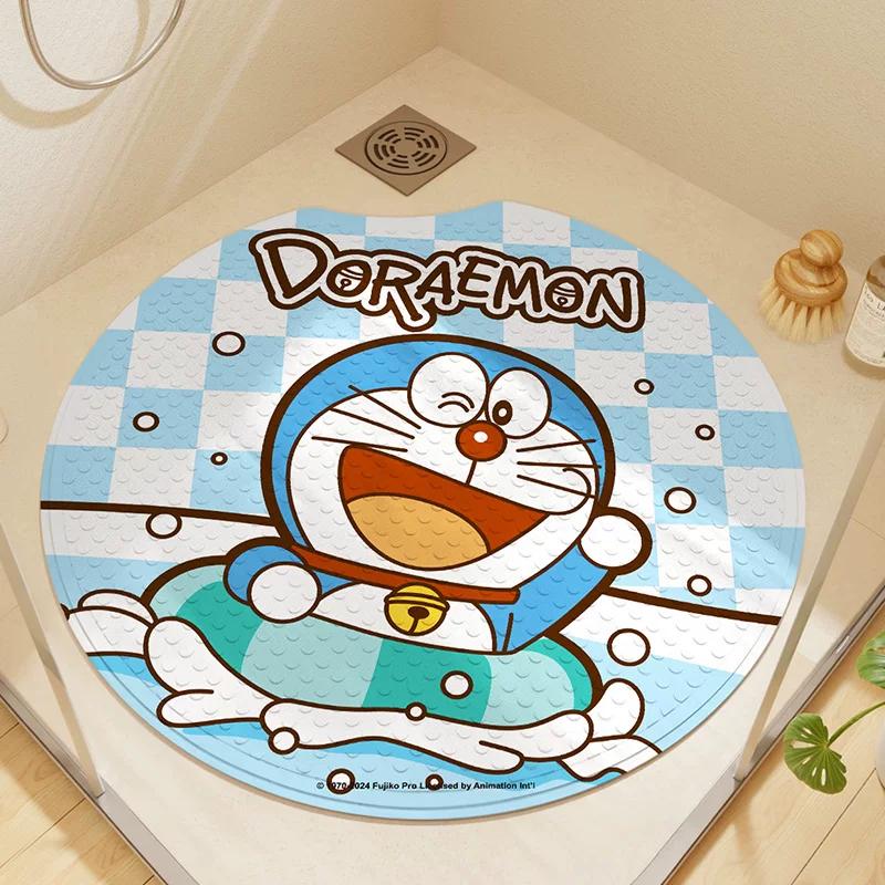 Doraemon Joint Name Floor Mat Bathroom Non-Slip Mat Shower Room Bathroom Bath Mat Kids Drop-Resistant Foot Mat