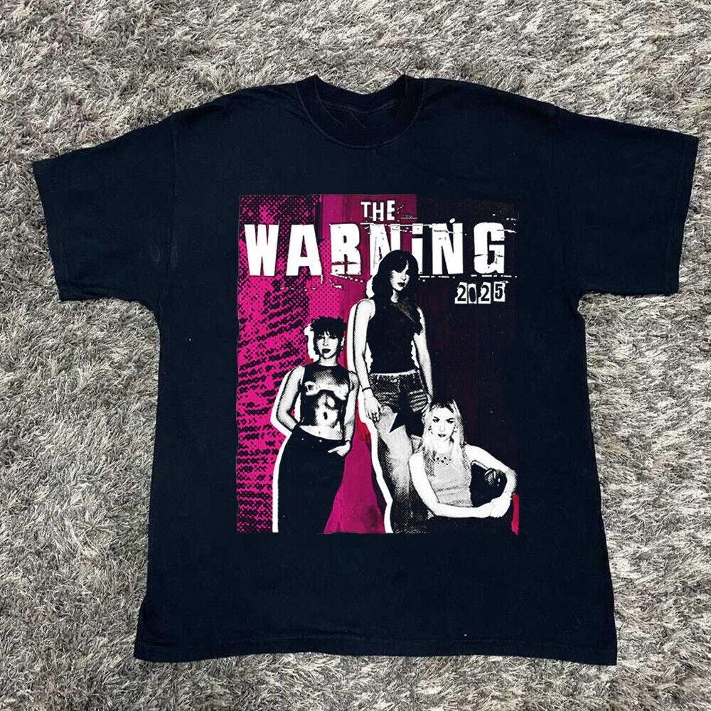 New The Warning band 2025 tour Gift For Fans Unisex S5XL Shirt US865