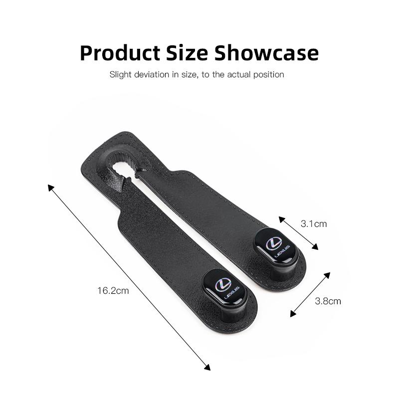 XBE2 Car Seat Backrest Rubber Hook Storage Tools Accessories For Lexus F SPORT ES RX NX LS UX LM LX GX LC RZ IS CT GS RC/Car keychain