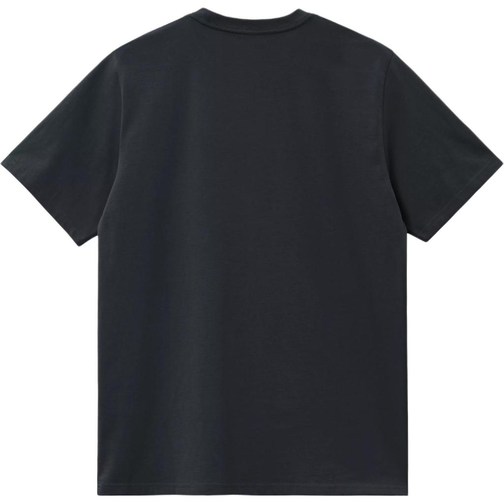 Carhartt WIP Удобная футболка с логотипом и буквой, круглый вырез, короткий рукав, унисекс, топ I035700-3PL-XX