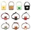 Fashion 1/6 1/8 1/12 Purse PU Leather Bag Dolls Backpack Vest Cloth Bag Doll Accessories