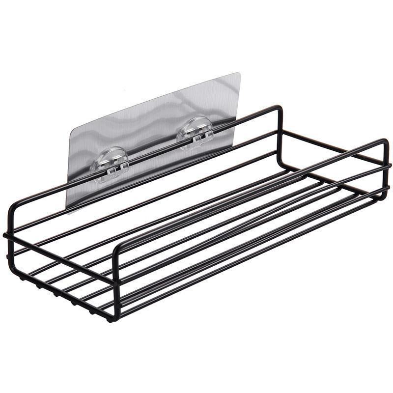 Wall-Mounted Punch-Free Bathroom Triangle Storage Rack