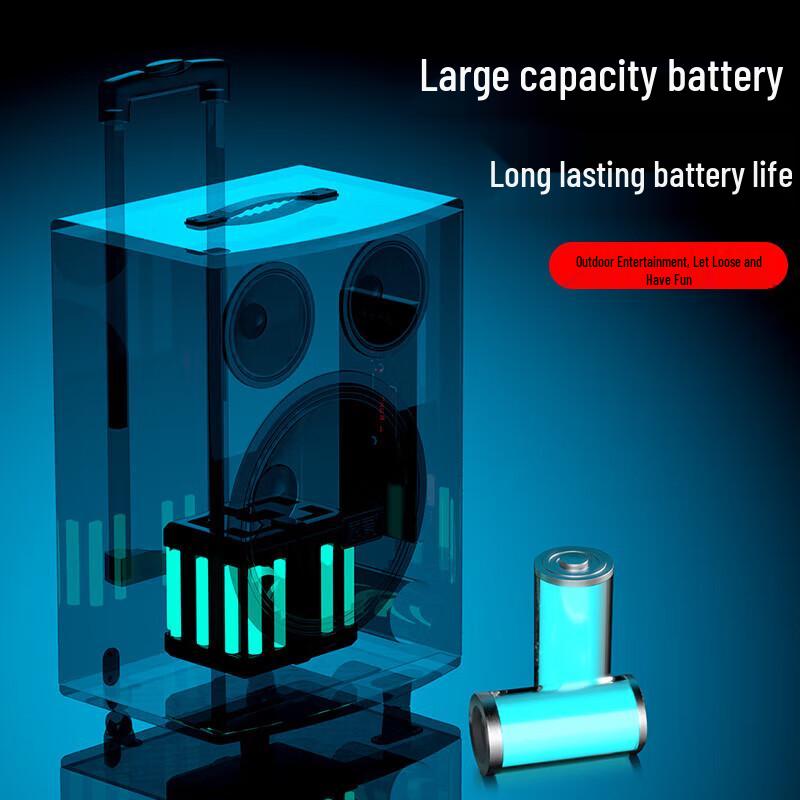 Soaiy SA-X21 8-дюймовая портативная караоке-колонка