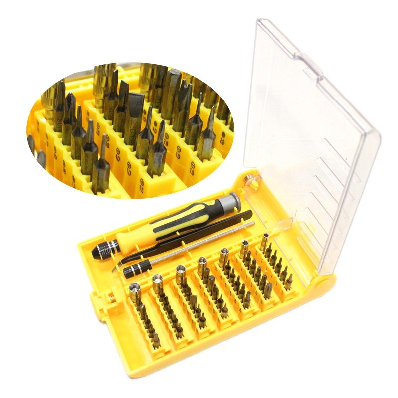 Torx Precision 45in1 Screw Driver Tweezers Mobile Kit Cell Phone Repair Tool Set