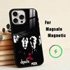DM-Depech Band Mode  Phone Case For iPhone17,16,15,14,13,12,11 Plus,Pro Magnetic with Magsafe Wireless Charging