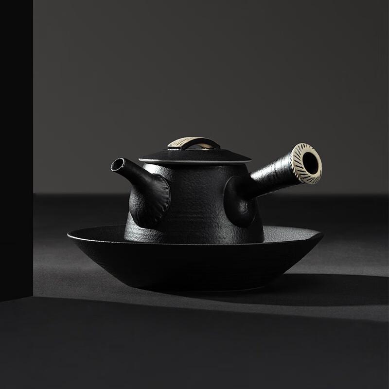 Edenus Han-Style Black Iron Glaze Ceramic Tea Set