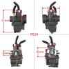 PE24 24mm Carb For DASH NSR125 KX80 KX100 KX125 DIO NSR 50-125CC 2/4-Stroke Pit Dirt Bike ATV Quad Engine Motorcycle Carburetor