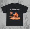 Футболка Aaliyah, Винтажная футболка с графикой Aaliyah Унисекс, Хип-хоп футболка Aaliyah 90-х Унисекс