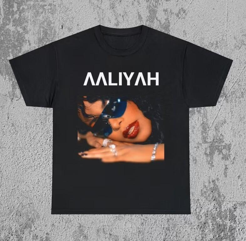 Aaliyah TShirt Vintage Aaliyah Graphic Unisex Tee Aaliyah Rap Tee 90s Hip Hop Unisex T-Shirt