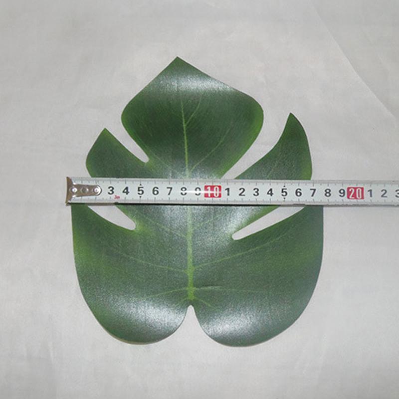 12 шт., тропические пальмовые листья, искусственные гавайские пляжные украшения для дома, свадьбы, вечеринки, стола