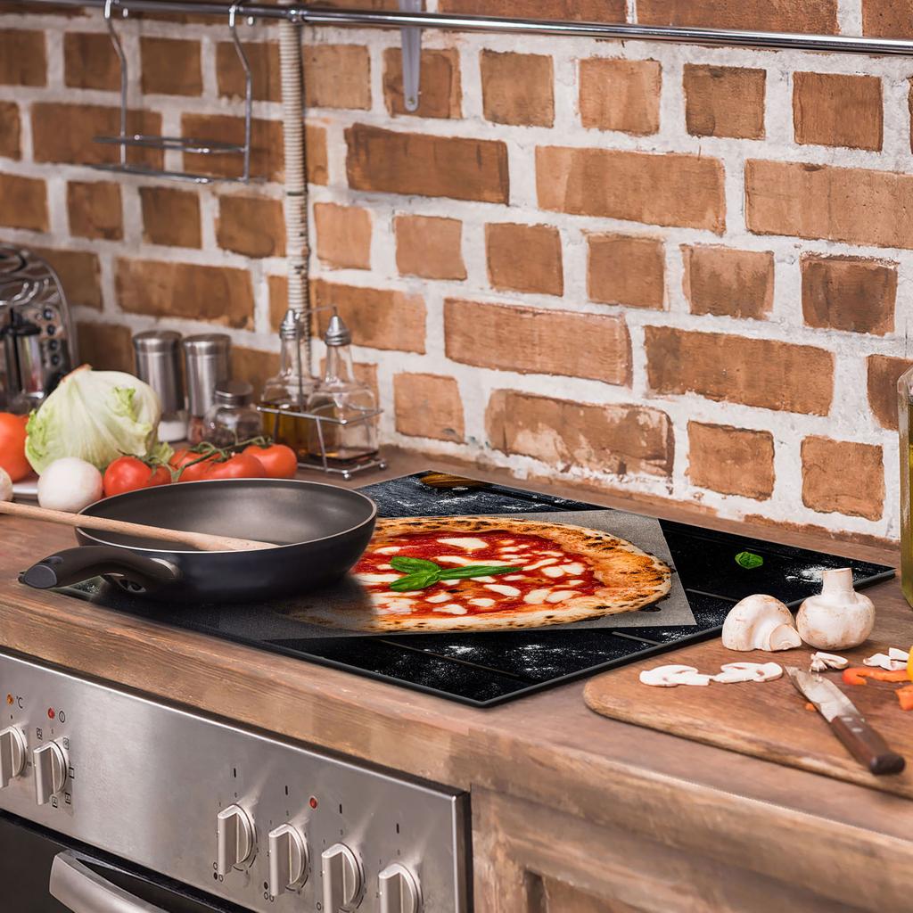 Szklana płyta ochronna na kuchenkę 60x52 Pizza