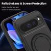 Чехол для Google Pixel 10 Pro XL с кольцом-подставкой, магнитный чехол, задняя крышка из ПУ-кожи