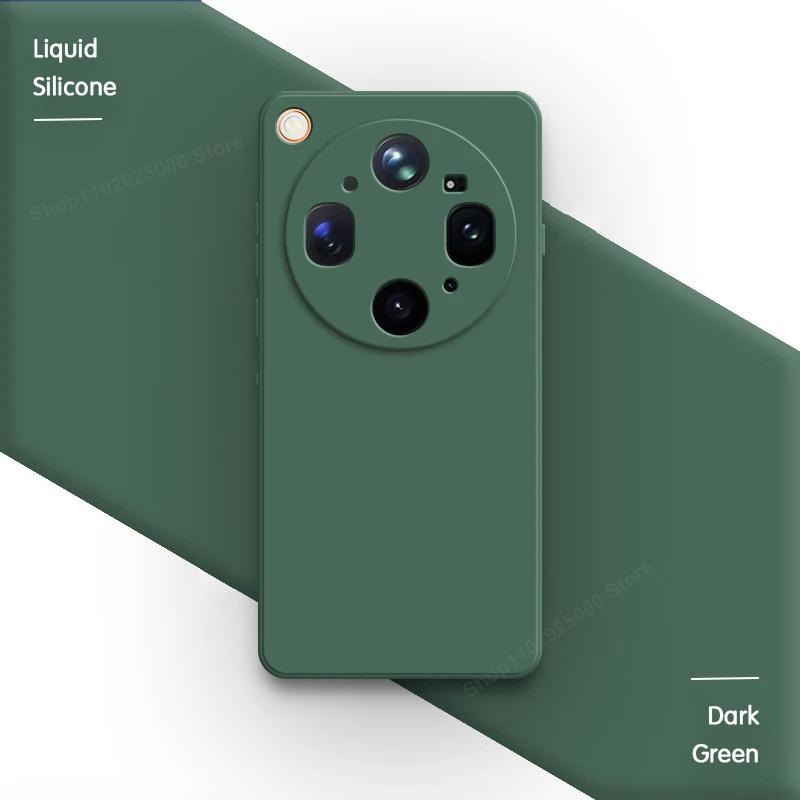 Чехол для OPPO Find X9 Ultra X9 Pro Жидкий силикон Защита объектива камеры Чехлы для телефона для OPPO Find X9 Ultra X9 Pro Мягкий чехол