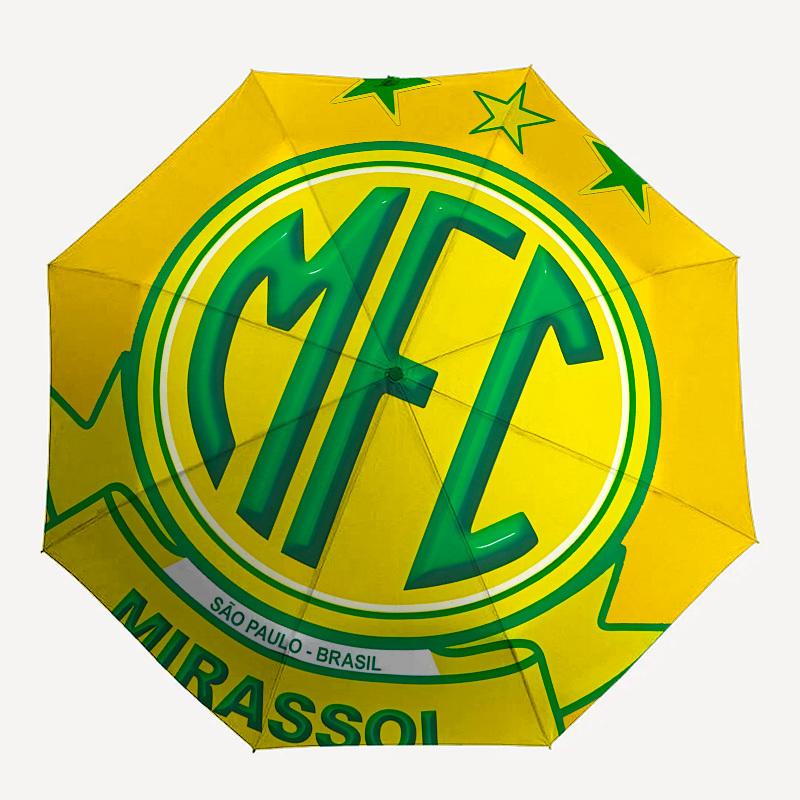 Mirassol FC, Sao Paulo- Automatic Opening and Closing, 8-rib Structure Portable Umbrella, Suitable for Men and Women in All Seasons - Perfec