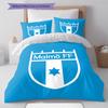 Malmo FF Pattern Bedding,Quilt Set Quilt Cover Pillowcase Home Birthday Gift (1 * duvet cover + 2 * pillowcase, without core)