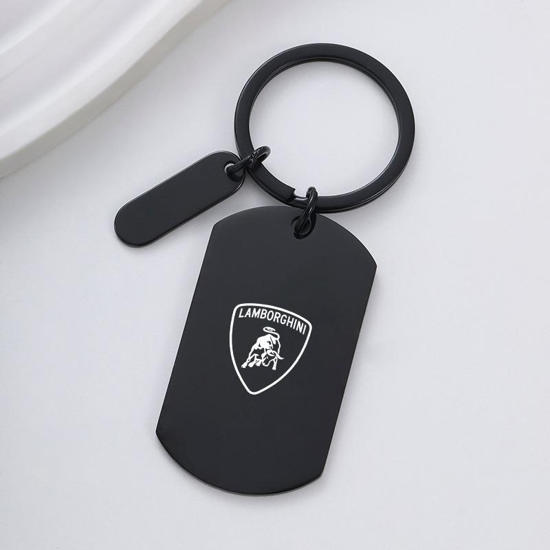 Нержавеющая сталь Авто ЛОГОТИП Эмблема Брелок для ключей Для Lamborghini LP570 LP610 Urus LP700 LP770 Gallardo Aventador АвтоАксессуары