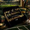 Плед Hennessy XO из фланели для дивана, для дома, кемпинга, гостиной, офиса, кресла и кровати. Мягкий подарок на день рождения